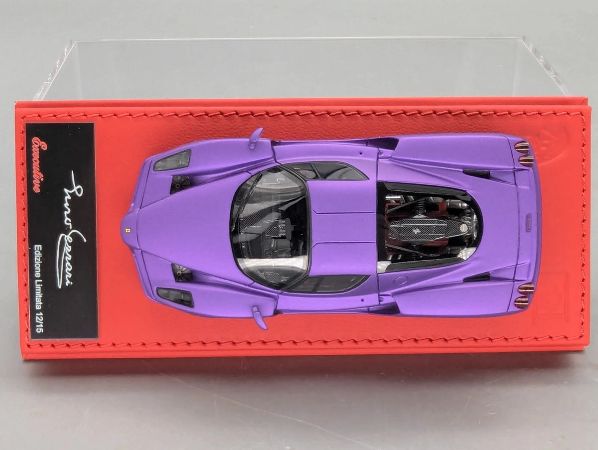 Modellautos 1:43 BBR Executive CALSITO Ferrari Enzo Mica Violet Matt 12/15 OVP