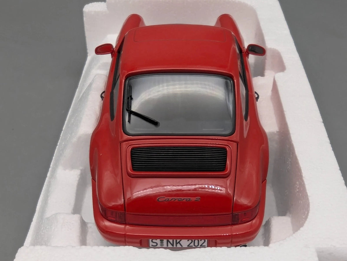Modellautos 1:18 Norev Porsche 911 Carrera 2 1990 Red mit OVP