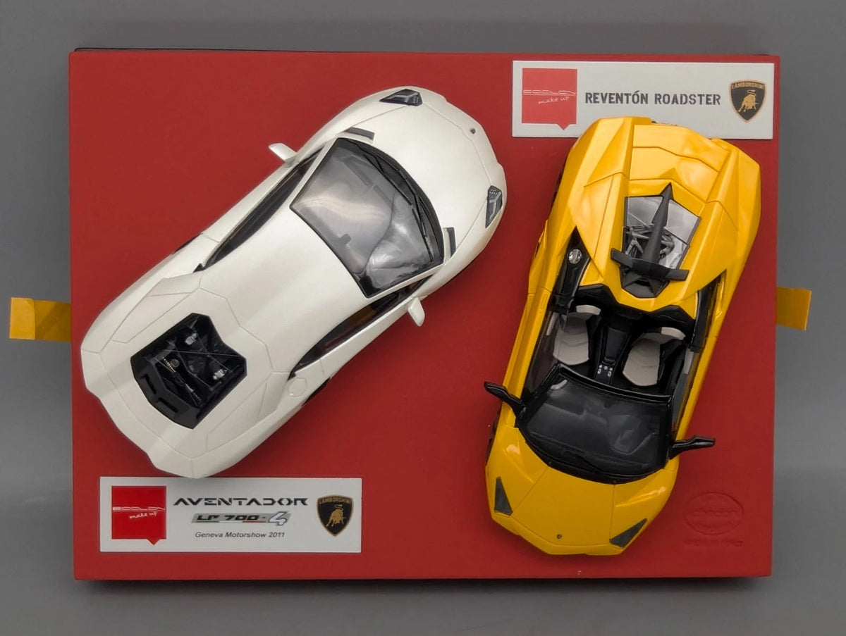 Eidolon Make Up 1:43 Lamborghini 50 Anniv. 2tlg Set Reventon Rd. + Aventador OVP