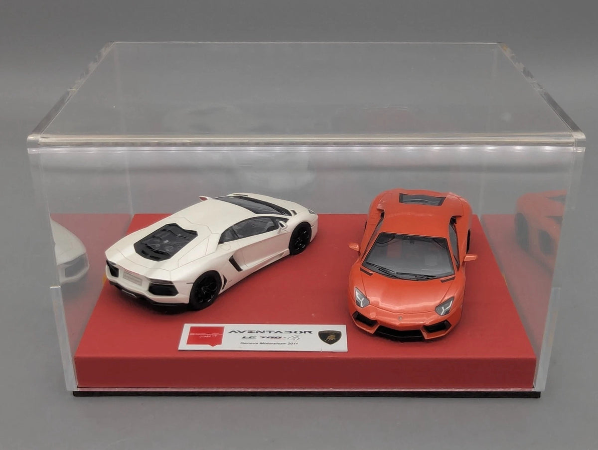 Eidolon Make Up 1:43 Lamborghini Aventador LP700-4 Rot und Weiß 2tlg Set OVP