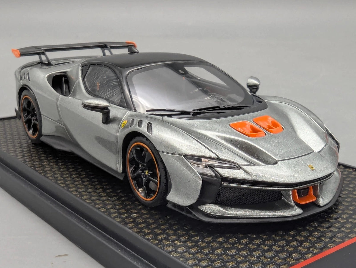 Modellautos 1:43 BBR Concept43 Ferrari SF90 XX Stradale Ltd 21/50 Grigio mit OVP