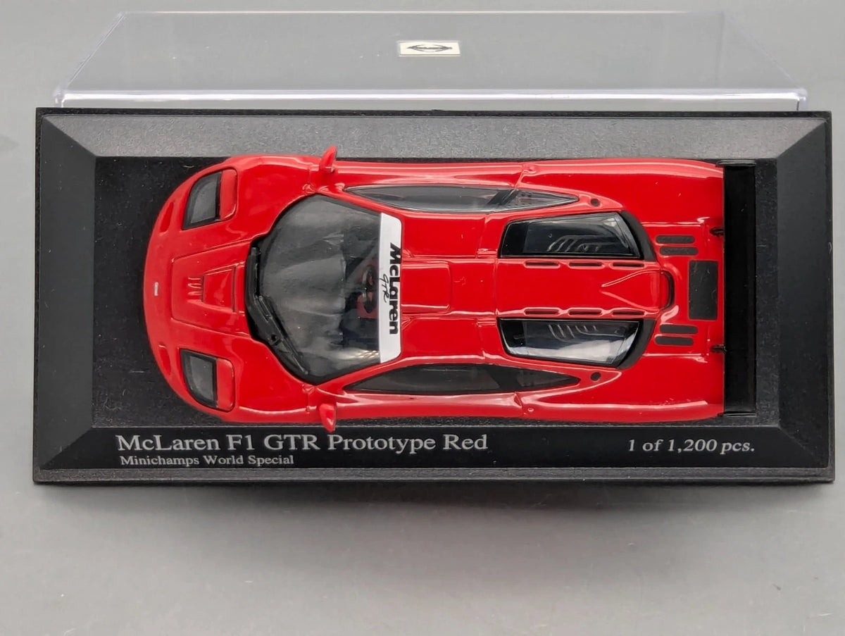 Modellautos 1:43 Minichamps World Special McLaren F1 GTR Prototype Red mit OVP