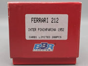 Modellautos 1:43 BBR Ferrari 212 Inter Pininfarina 1952 Blau Ltd 039/200 mit OVP