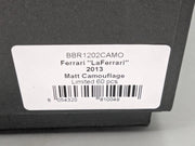 Modellautos 1:12 BBR Ferrari LaFerrari 2013 Matt Camouflage Lt 29/60 Vitrine OVP