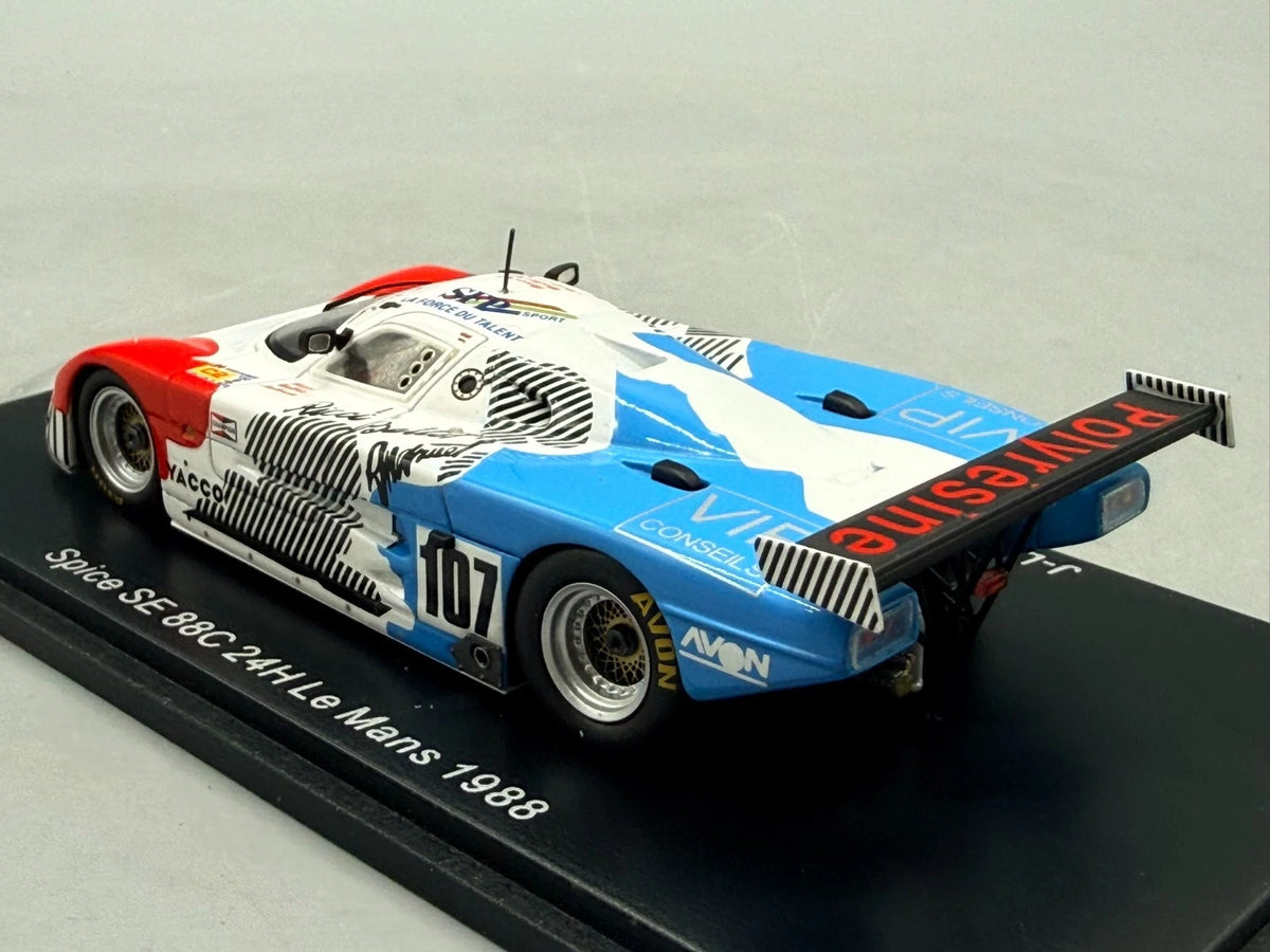 Modellautos 1:43 Spark Spice SE 88C - 24h Le Mans 1988 #107 + OVP