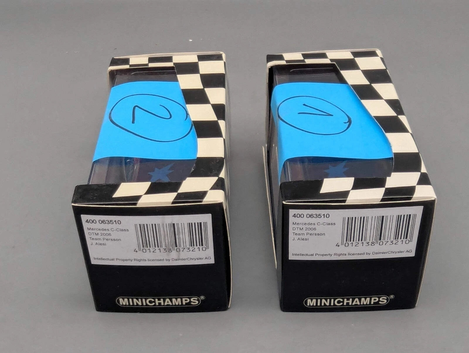 Modellautos 1:43 Minichamps Mercedes Benz C-Klasse DTM 2006 #10 J. Alesi mit OVP