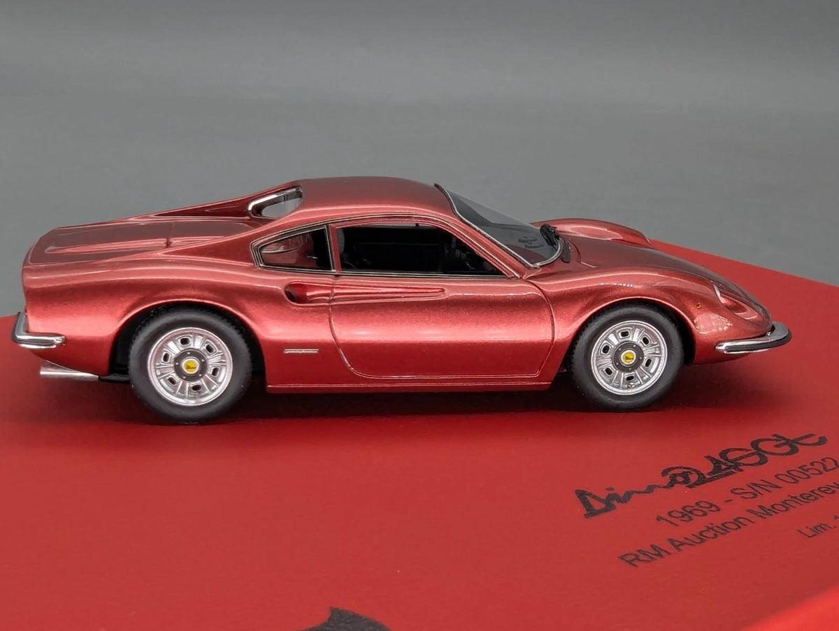 Modellautos 1:43 BBR Ferrari 246 GT Dino 1969 Auction CA 2017 01/05 mit OVP