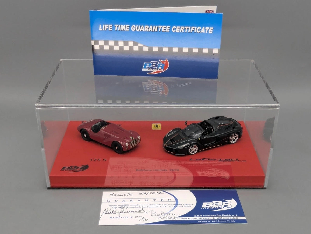 Modellautos 1:43 BBR  70 Jahre Ferrari Set 2-tlg. F 125 und LaFerrari 22/70 OVP