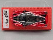 Modellautos 1:43 BBR Deluxe Ferrari FXX-K TRS Silver Stripe Ltd 03/10 OVP