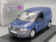 Modellautos 1:43 Minichamps Volkswagen VW Caddy Dunkelblau mit Dealer OVP