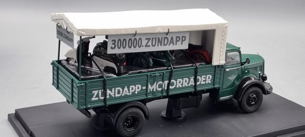 LKW Modelle 1:43 Schuco 03023 Mercedes-Benz L6600 300.000 Zündapp OVP