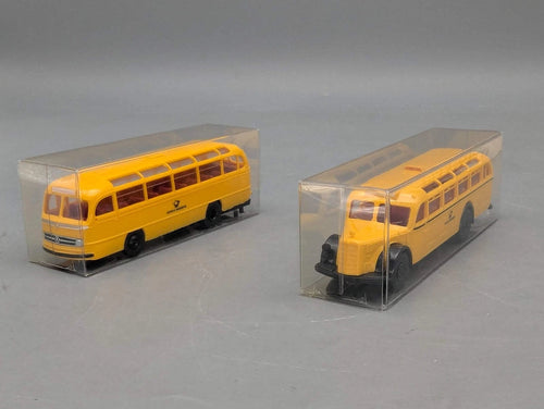 Bus Modelle 1:87 Brekina Serie 2 Postbusse Mercedes-Benz O 321 und O 6600 OVP