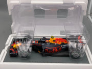 Modellautos 1:18 Spark Red Bull RB13 3rd Chinese GP 2017 #33 Verstappen OVP