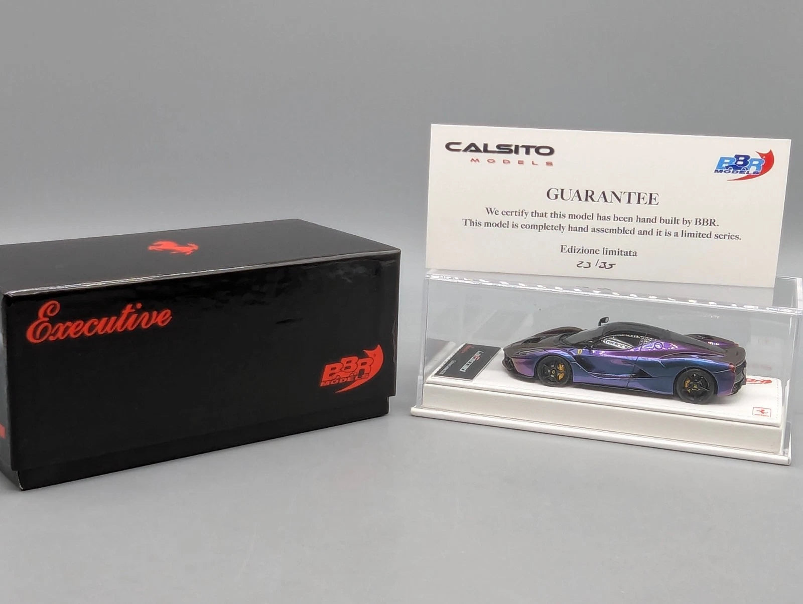 Modellautos 1:43 BBR Executive CALSITO Ferrari LaFerrari Chameleon 23/35 OVP