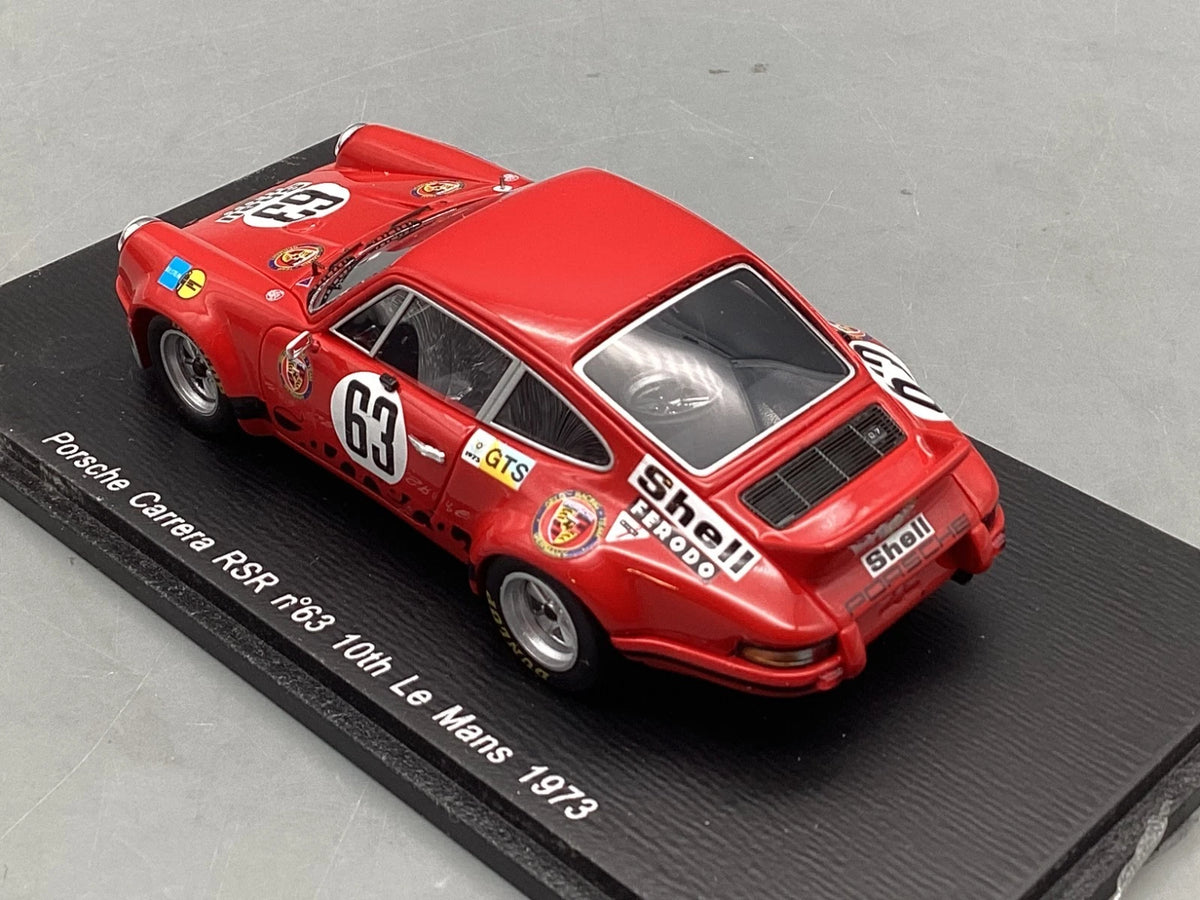Modellautos 1:43 Spark Porsche Carrera RSR Le Mans 1973 #63 mit OVP