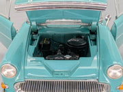 Modellautos 1:18 Minichamps Opel Rekord P1 1958 Türkisblau mit OVP