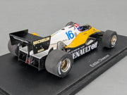 Modellautos 1:43 Spark S1707 Renault RE40 3rd French GP 1983 #16 E. Cheever OVP