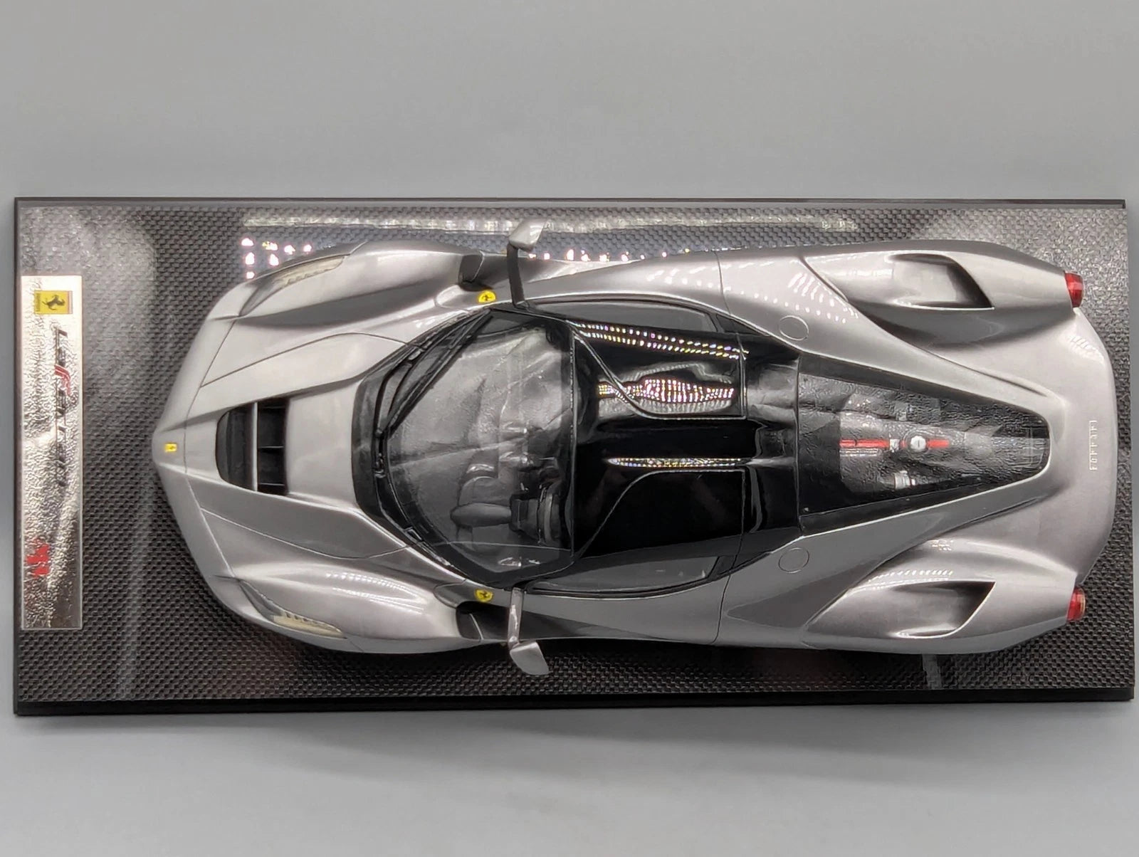 Modellautos 1:12 Amalgam Ferrari La Ferrari Ltd #01/10 Silber Zertifikat mit OVP
