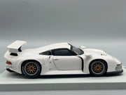 Modellautos 1:18 UT Models Porsche 911 GT1 Weiß mit OVP