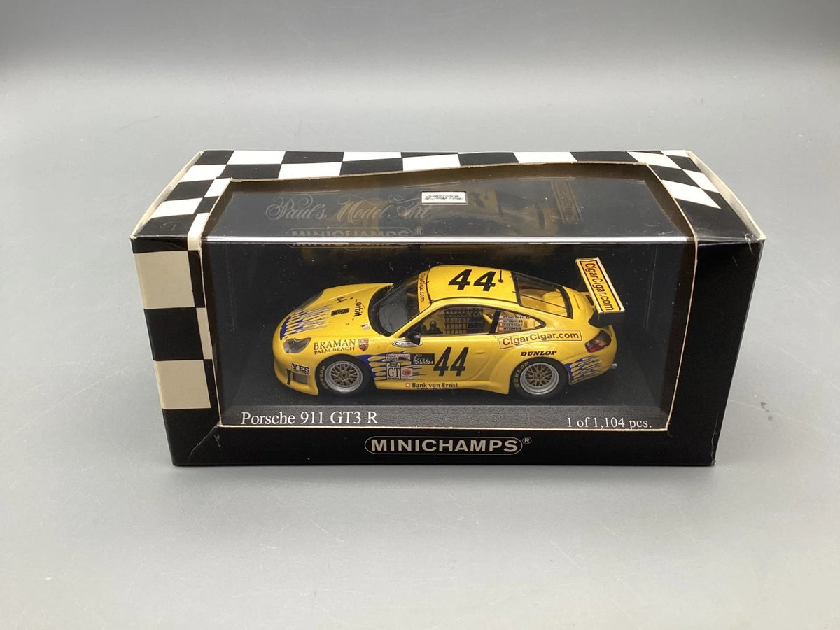Modellautos 1:43 Minichamps Porsche 911 GTR3R Daytona 2002 #44 mit OVP