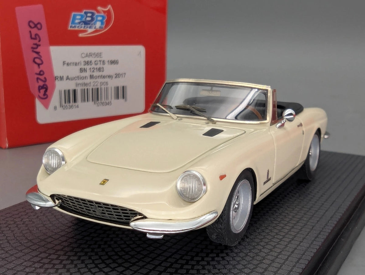 Modellautos 1:43 BBR Ferrari 365 GTS 1969 S/N 12163 Auction 2017 Ltd 01/22 OVP
