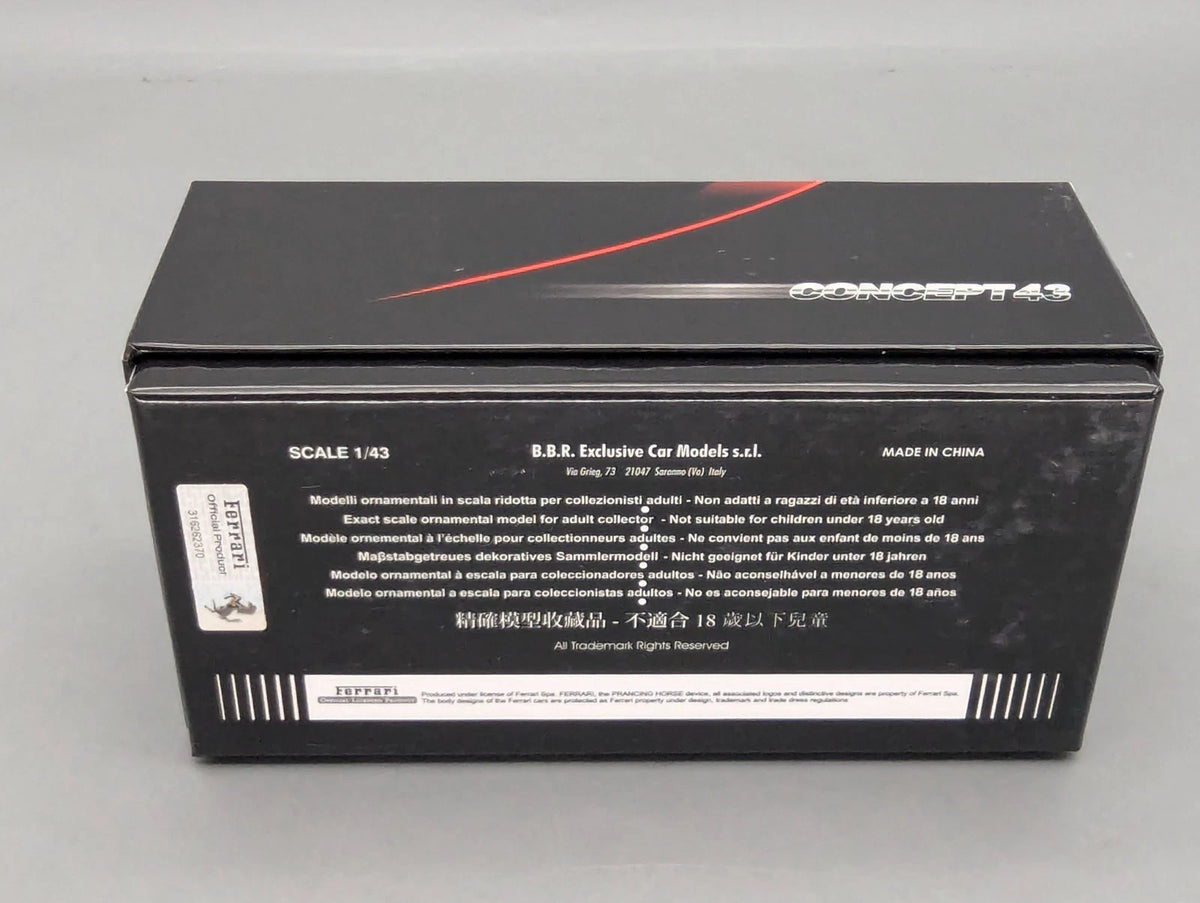Modellautos 1:43 BBR Concept43 Ferrari 488 Pista RHD 2019 Grigio Ltd 01/20 OVP