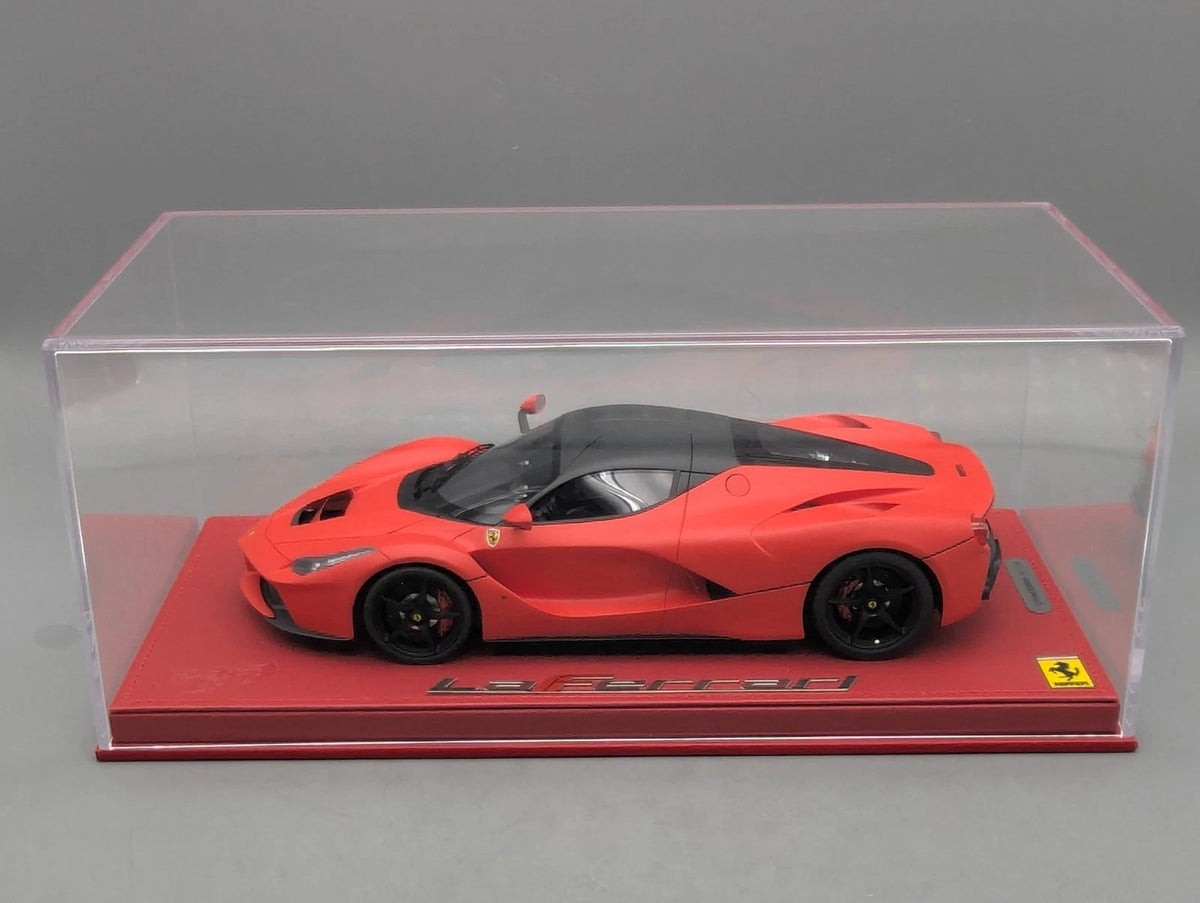 Modellautos 1:18 BBR Ferrari LaFerrari Red SF90 Matt Ltd 14/18 mit Vitrine OVP