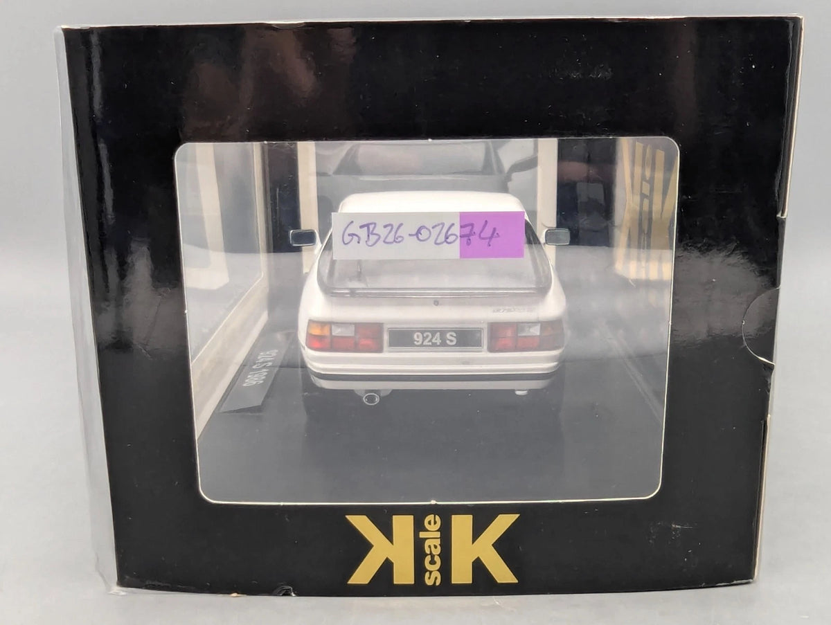 Modellautos 1:18 KK-Scale Porsche 924 S 1986 Weiß mit OVP