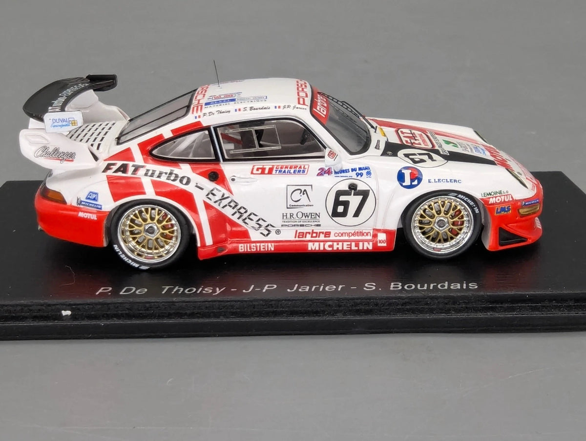 Modellautos 1:43 Spark S4450 Porsche 911 GT2 24h Le Mans 1999 #67 OVP