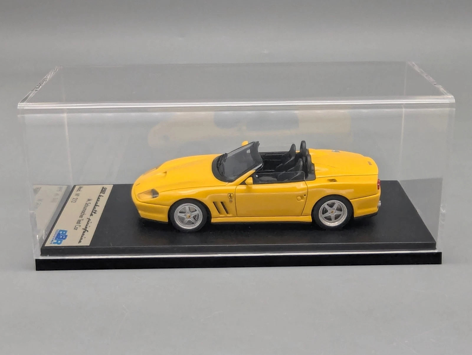 Modellautos 1:43 BBR Ferrari 550 Barchetta M Schumacher Test Car Ltd 212/448 OVP