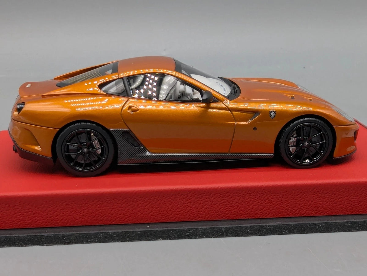 Modellautos 1:43 BBR Concept43 Ferrari 599 GTO Orange Gloss 07/10 in OVP