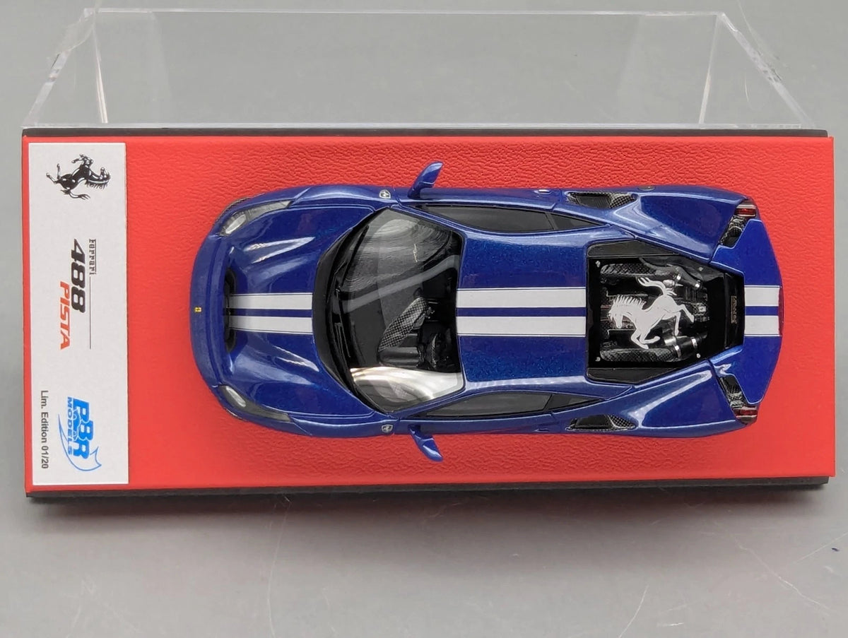 Modellautos 1:43 BBR Concept43 Ferrari 488 Pista LHD Garage Leirer CH 01/20 OVP