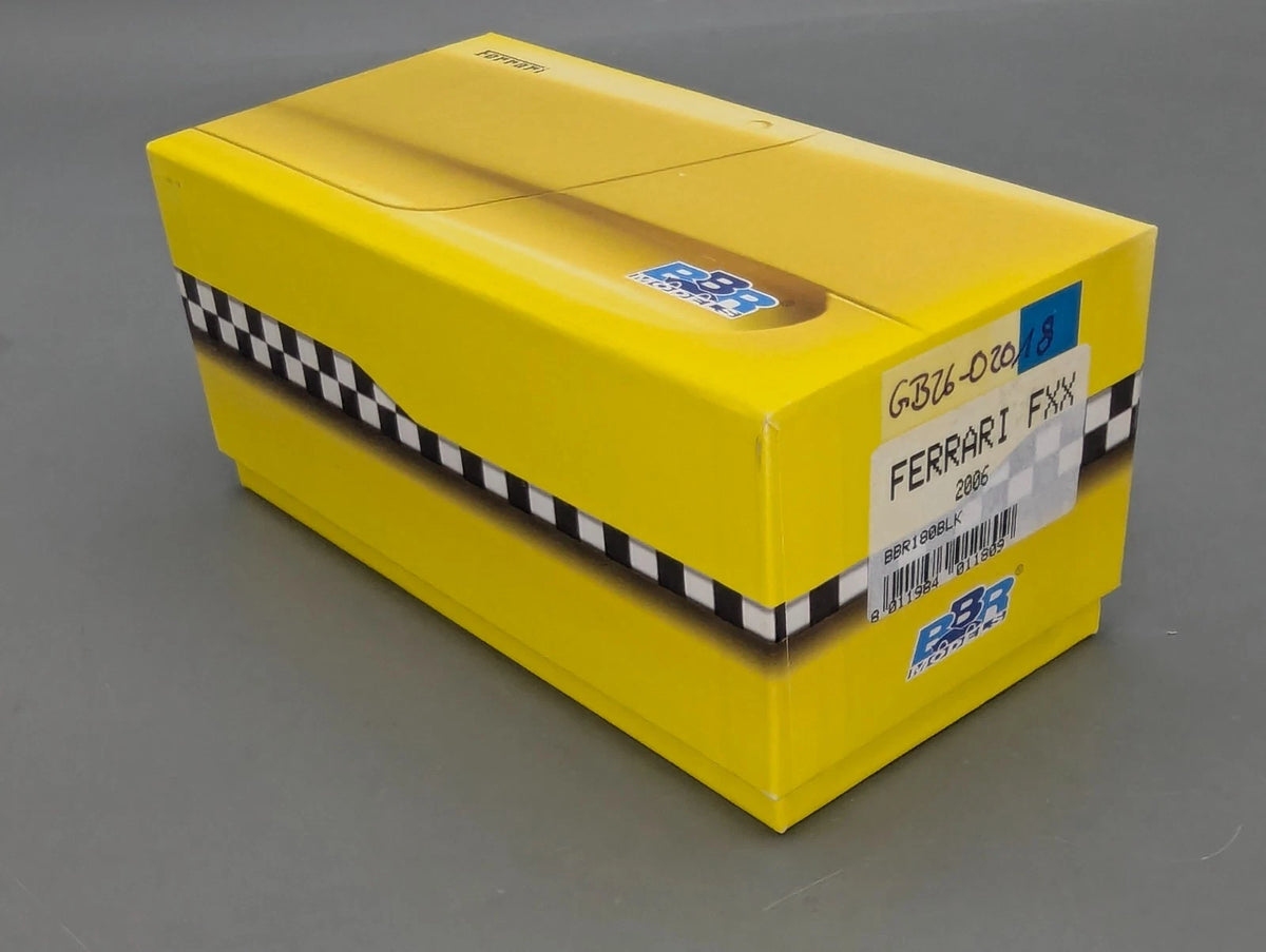 Modellautos 1:43 BBR Ferrari FXX  2006 Black mit Vitrine + OVP
