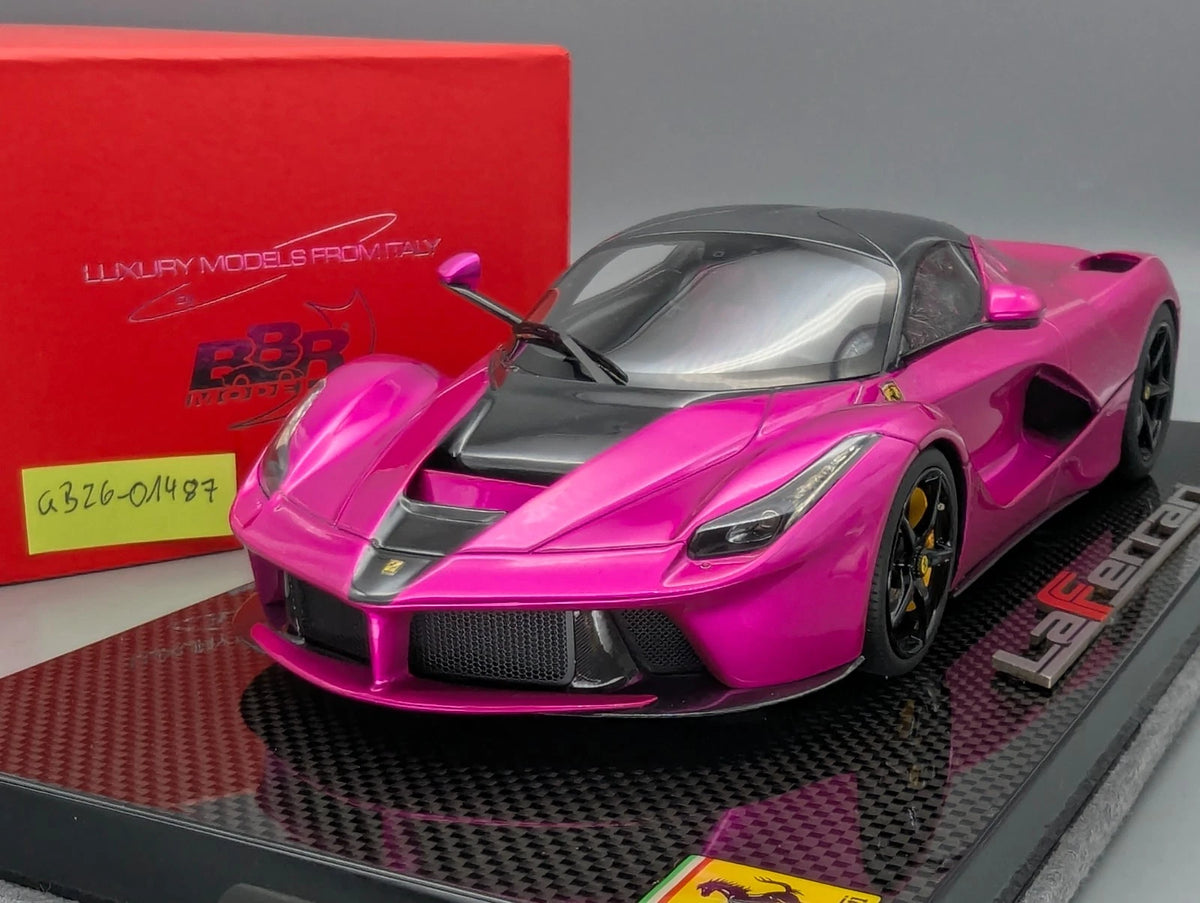 Modellautos 1:18 BBR Ferrari LaFerrari Pink Flash Ltd 04/05 OVP