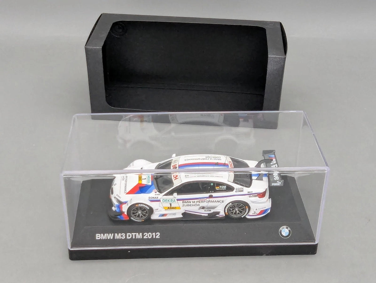 Modellautos 1:43 Minichamps BMW M3 DTM 2012 #1 Tom Tomczyk mit Dealer OVP
