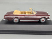 Modellautos 1:43 Faller Memory Cars Mercedes-Benz 220 SE Cabriolet Vitrine