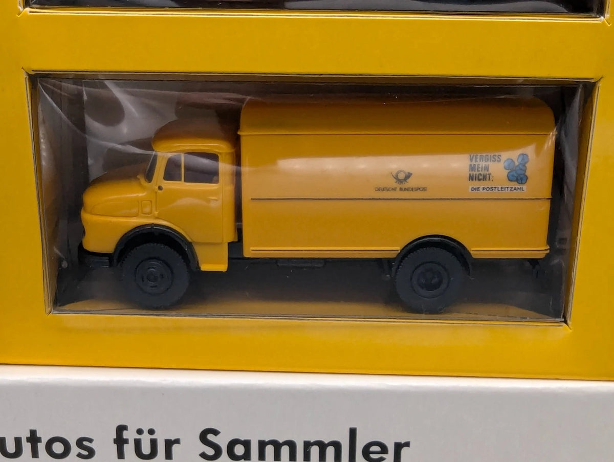 LKW Modell H0 1:87 Brekina Serie 5 Historische Post Fahrzeuge DBP 3-tlg Set OVP