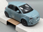 Modellautos 1:24 Bburago Fiat 500e blau 2023 mit OVP