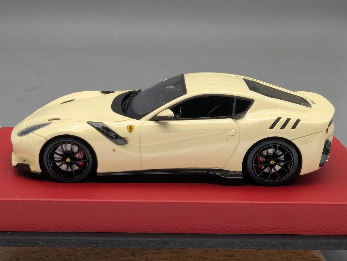 Modellautos 1:43 BBR Concept43 Ferrari F12 TDF Avorio Gloss 08/20 in OVP