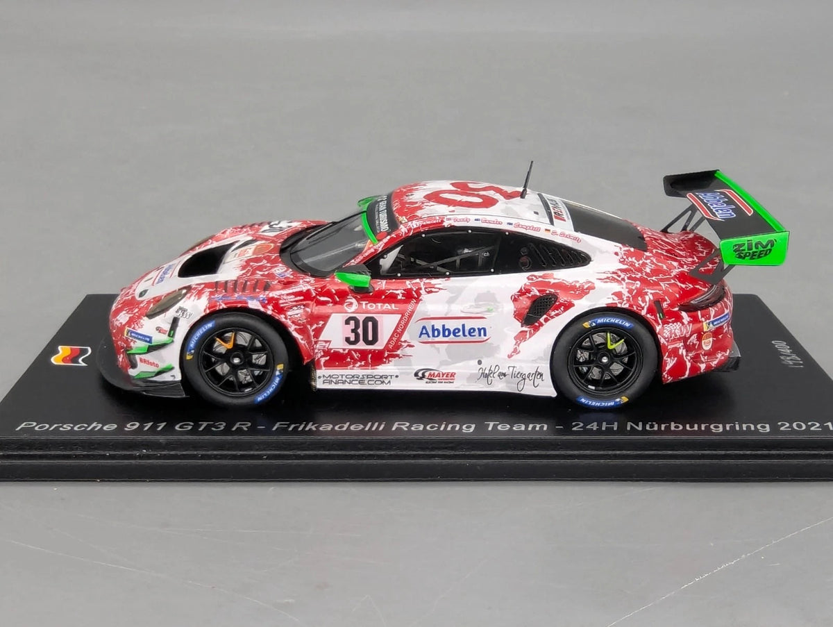 Modellautos 1:43 Spark SG789 Porsche 911 GT3R 24h Nürburgring 2021 #30 mit OVP