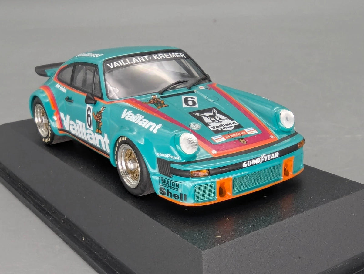 Modellautos 1:43 Minichamps Porsche 934 Norisring 1976 DRM WINNER #6 Wollek OVP