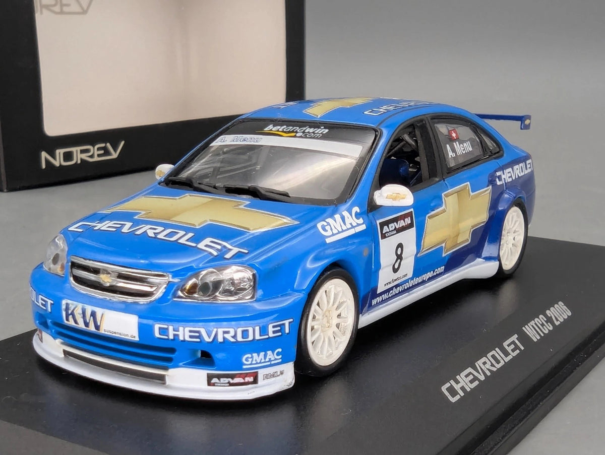 Modellautos 1:43 Norev Chevrolet WTCC 2006 #8 A. Menu OVP