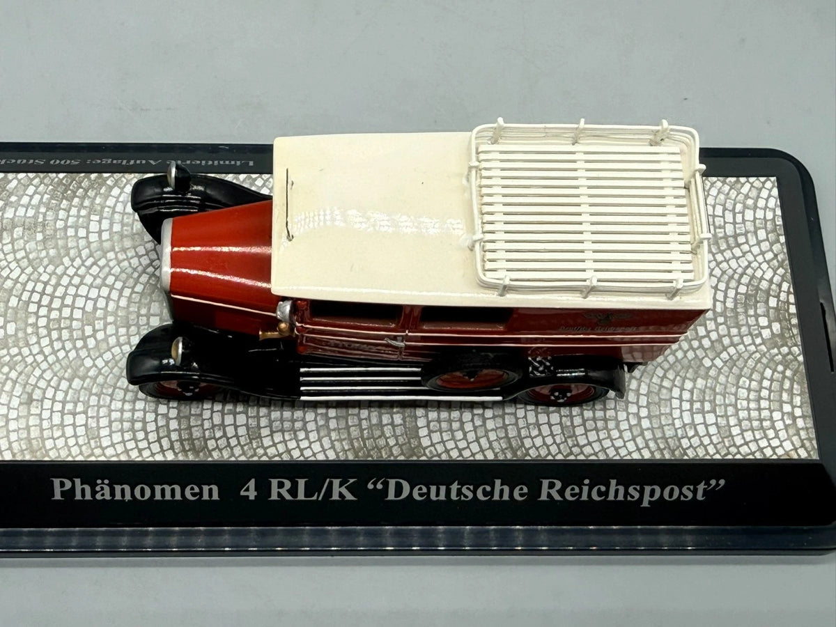 Modellautos 1:43 Premium ClassiXXs Phänomen 4 RL/K Deutsche Reichspost mit OVP