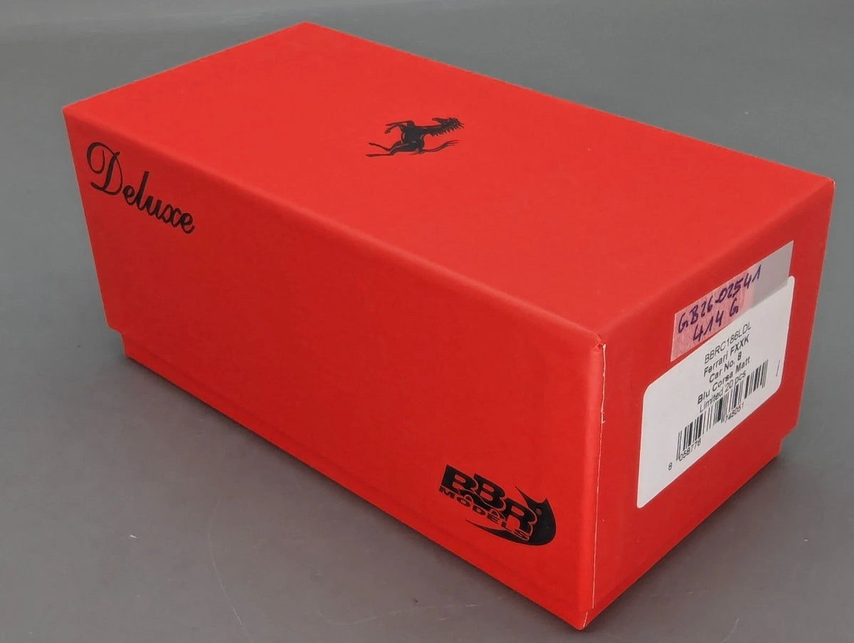 Modellautos 1:43 BBR Deluxe Calsito Ferrari FXX-K Car #8 Blu Corsa Ltd 01/20 OVP