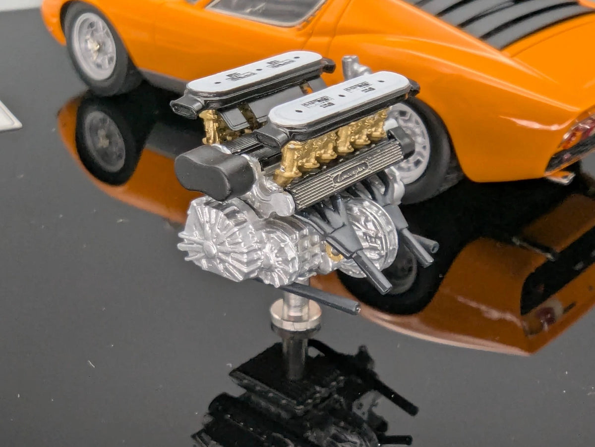 Eidolon Make Up 1:43 Lamborghini Miura P400 SV 1971 Red Engine Set mit OVP