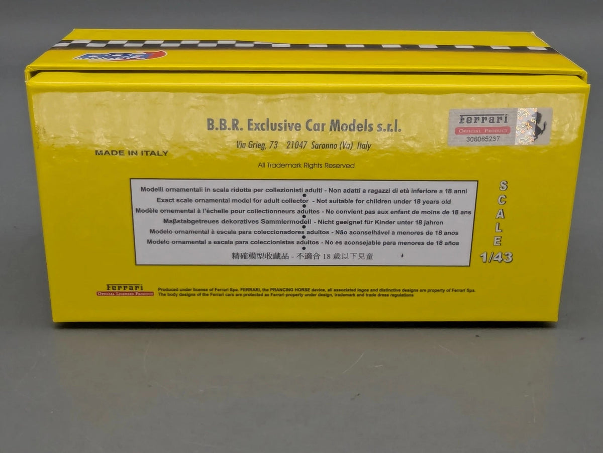 Modellautos 1:43 BBR Ferrari 330 GT Serie 2 S/N 8363GT VORSERIENMODELL 00/20 OVP