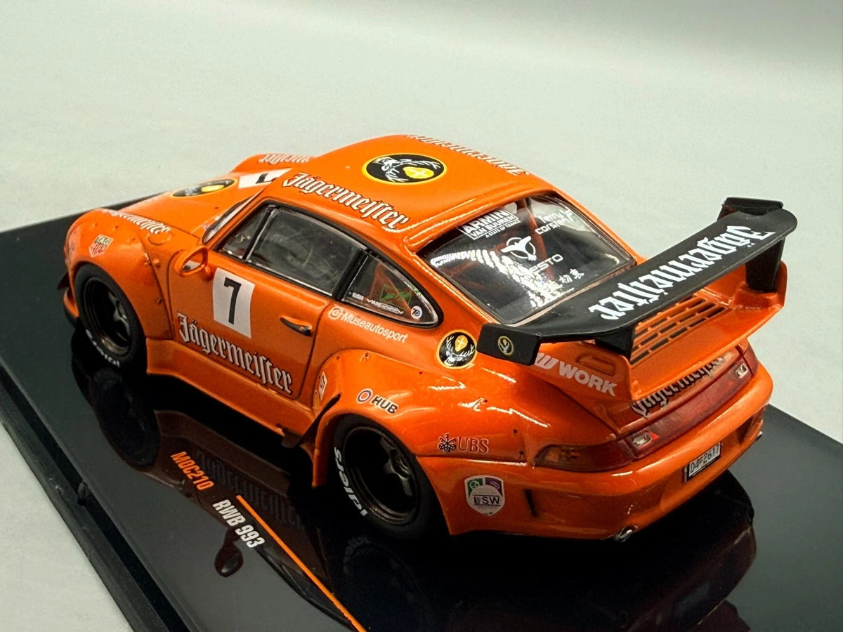 Modellautos 1:43 Ixo Porsche RWB 993 #7 mit OVP