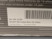 Modellautos 1:43 Minichamps Mercedes Benz GL-Klasse Tansanit-Blau Dealer OVP