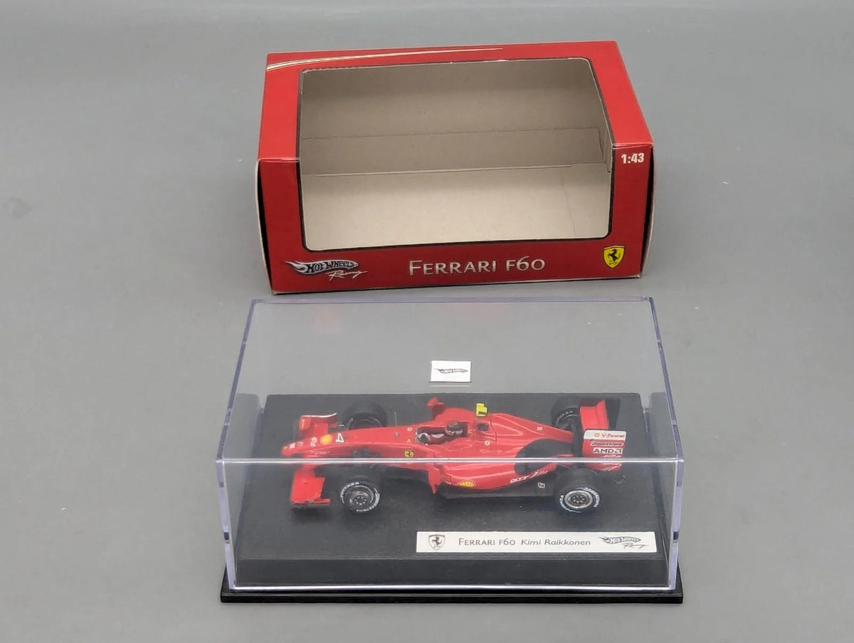Modellautos 1:43 Hot Wheels Racing Ferrari F60 #4 Kimi Raikkönen mit OVP