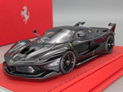 Modellautos 1:43 BBR Deluxe Calsito Ferrari FXX-K Gloss Black Ltd 03/20 OVP